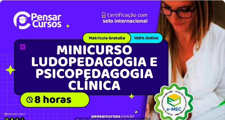 Minicurso Ludopedagogia e Psicopedagogia Clínica