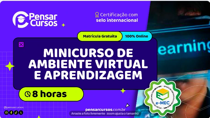 Minicurso de Ambiente Virtual e Aprendizagem