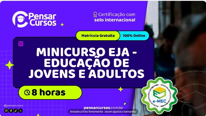 Minicurso EJA - Educação de Jovens e Adultos