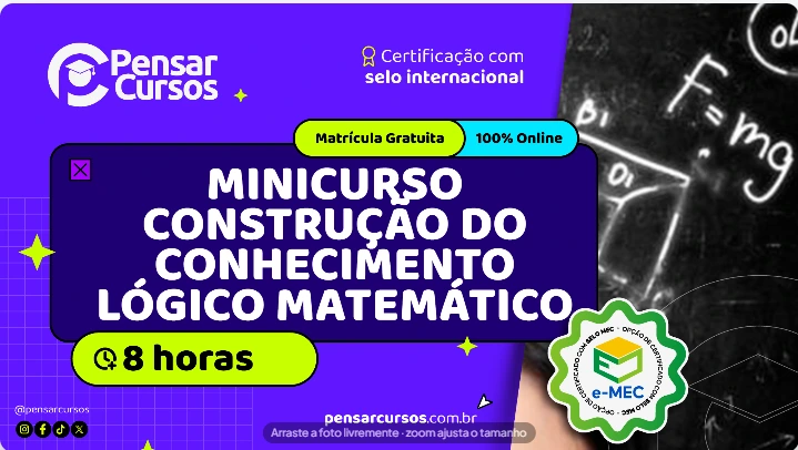 Minicurso Construção do Conhecimento Lógico Matemático