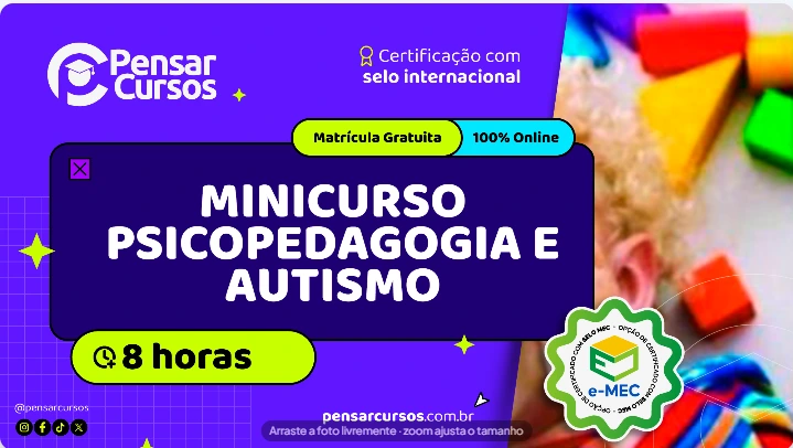 Minicurso Psicopedagogia e Autismo