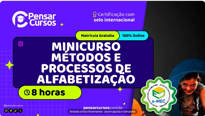 Minicurso Métodos e Processos de Alfabetização
