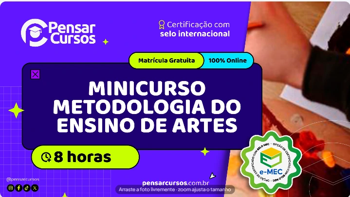 Minicurso Metodologia do Ensino de Artes