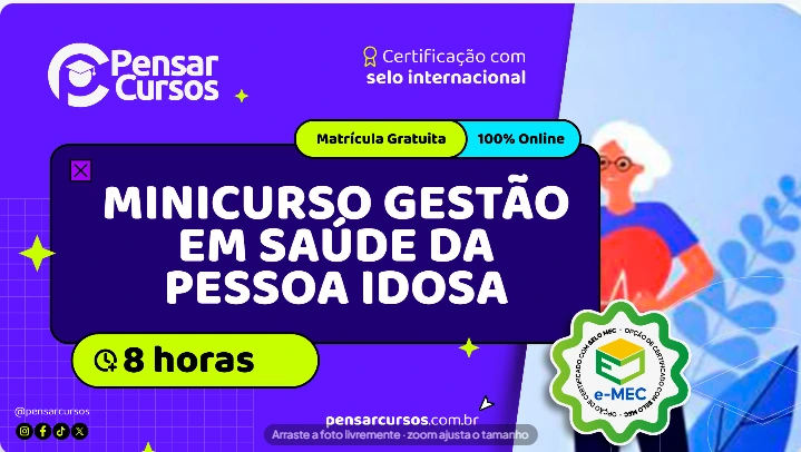 Minicurso Gestão em Saúde da Pessoa Idosa