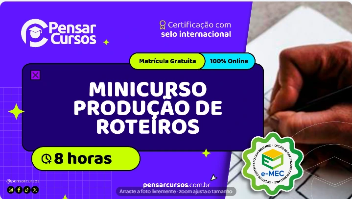 Minicurso Produção de roteiros