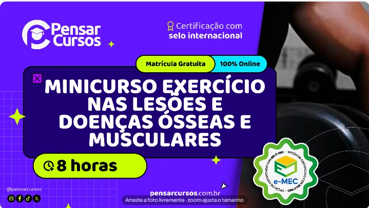 Minicurso Exercício nas Lesões e Doenças Ósseas e Musculares