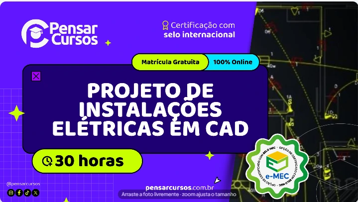 Projeto de Instalações Elétricas em CAD