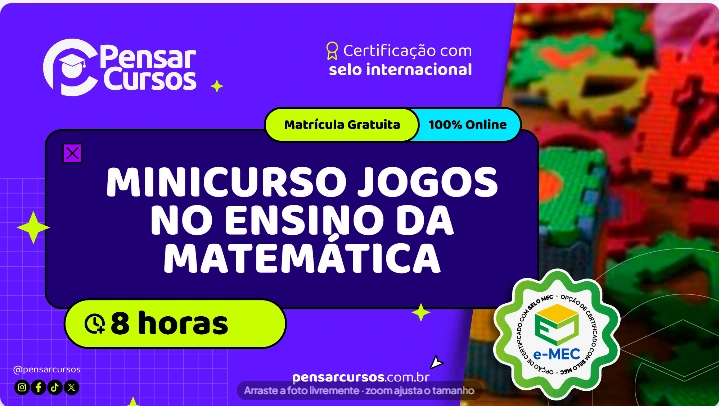 Minicurso Jogos no Ensino da Matemática