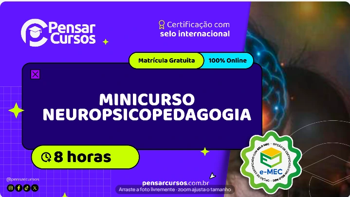 Minicurso Neuropsicopedagogia