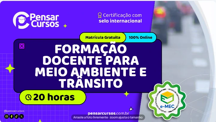 Formação Docente para Meio Ambiente e Trânsito
