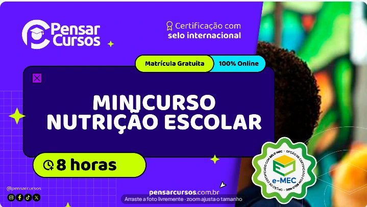 Minicurso Nutrição Escolar