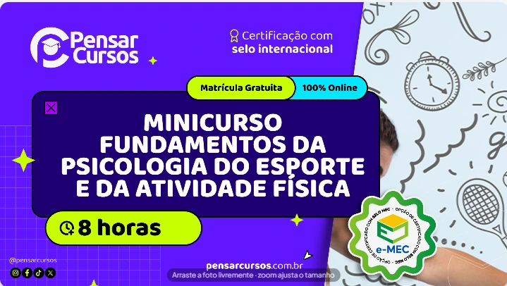 Minicurso Fundamentos da Psicologia do Esporte e da Atividade Física 