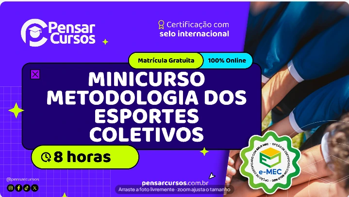 Minicurso Metodologia dos Esportes Coletivos