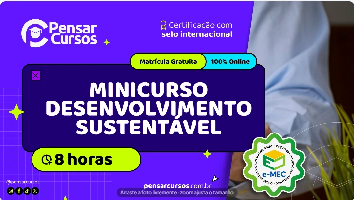 Minicurso Desenvolvimento Sustentável