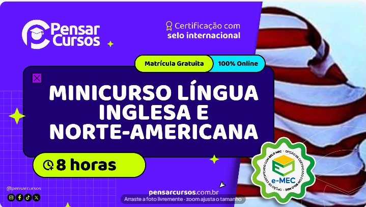 Minicurso Língua Inglesa e Norte-Americana