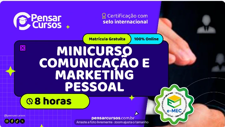 Minicurso Comunicação e Marketing Pessoal