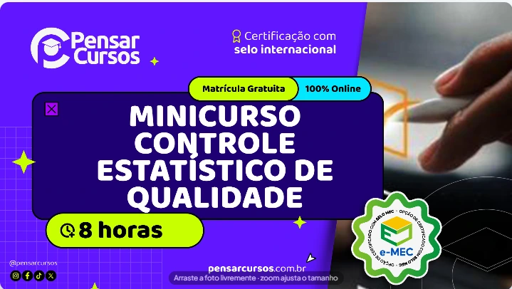 Minicurso Controle Estatístico de Qualidade