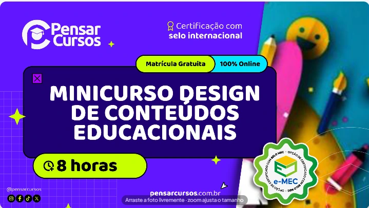 Minicurso Design de Conteúdos Educacionais