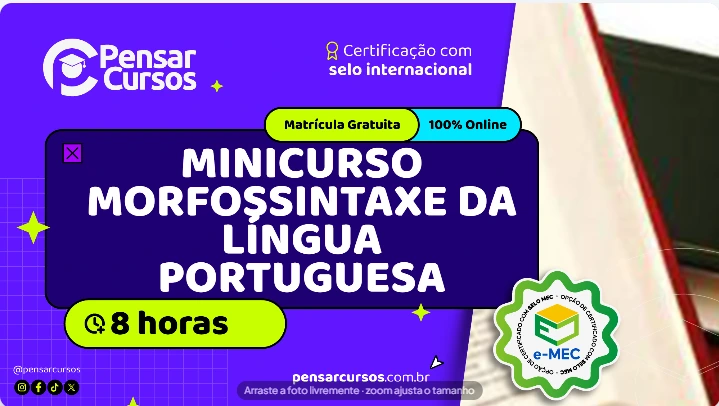 Minicurso Morfossintaxe da Língua Portuguesa
