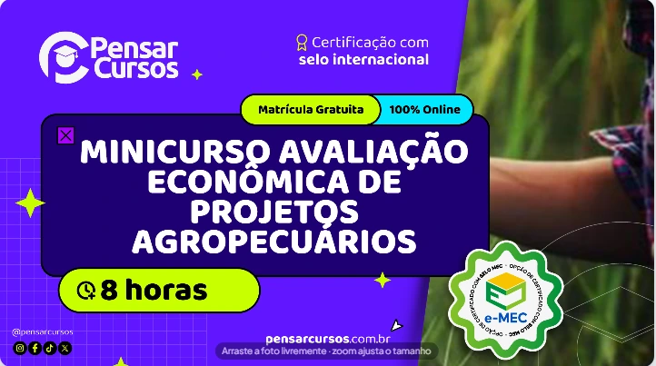 Minicurso Avaliação Econômica de Projetos Agropecuários