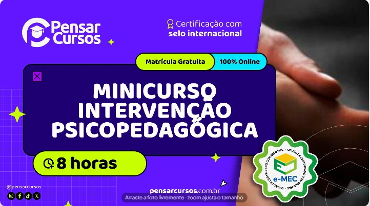 Minicurso Intervenção Psicopedagógica