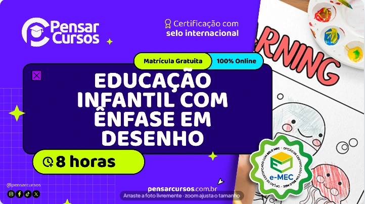 Minicurso Educação Infantil com Ênfase em Desenho