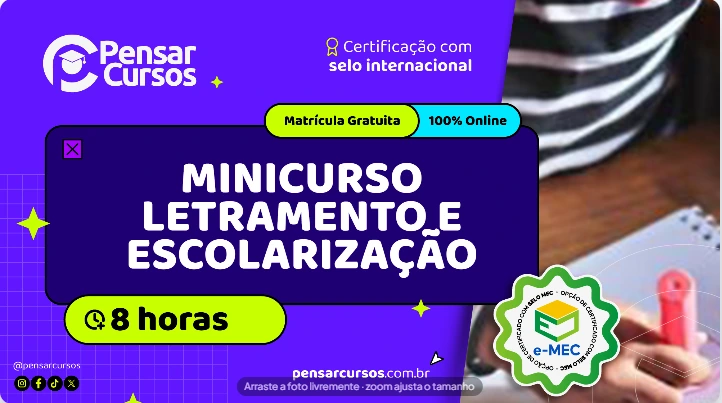 Minicurso Letramento e escolarização
