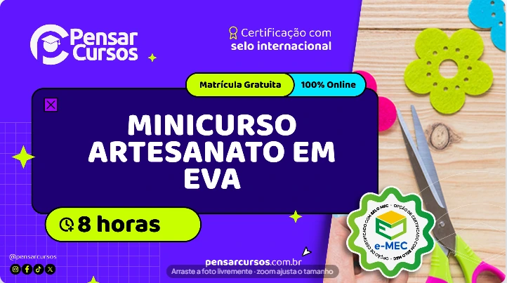 Minicurso Artesanato em EVA