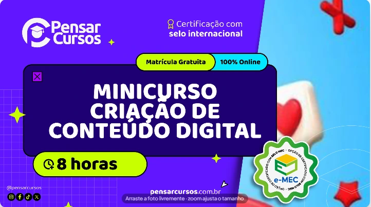 Minicurso Criação de Conteúdo Digital