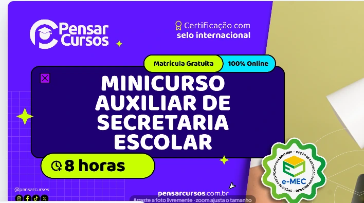 Minicurso Auxiliar de Secretaria Escolar
