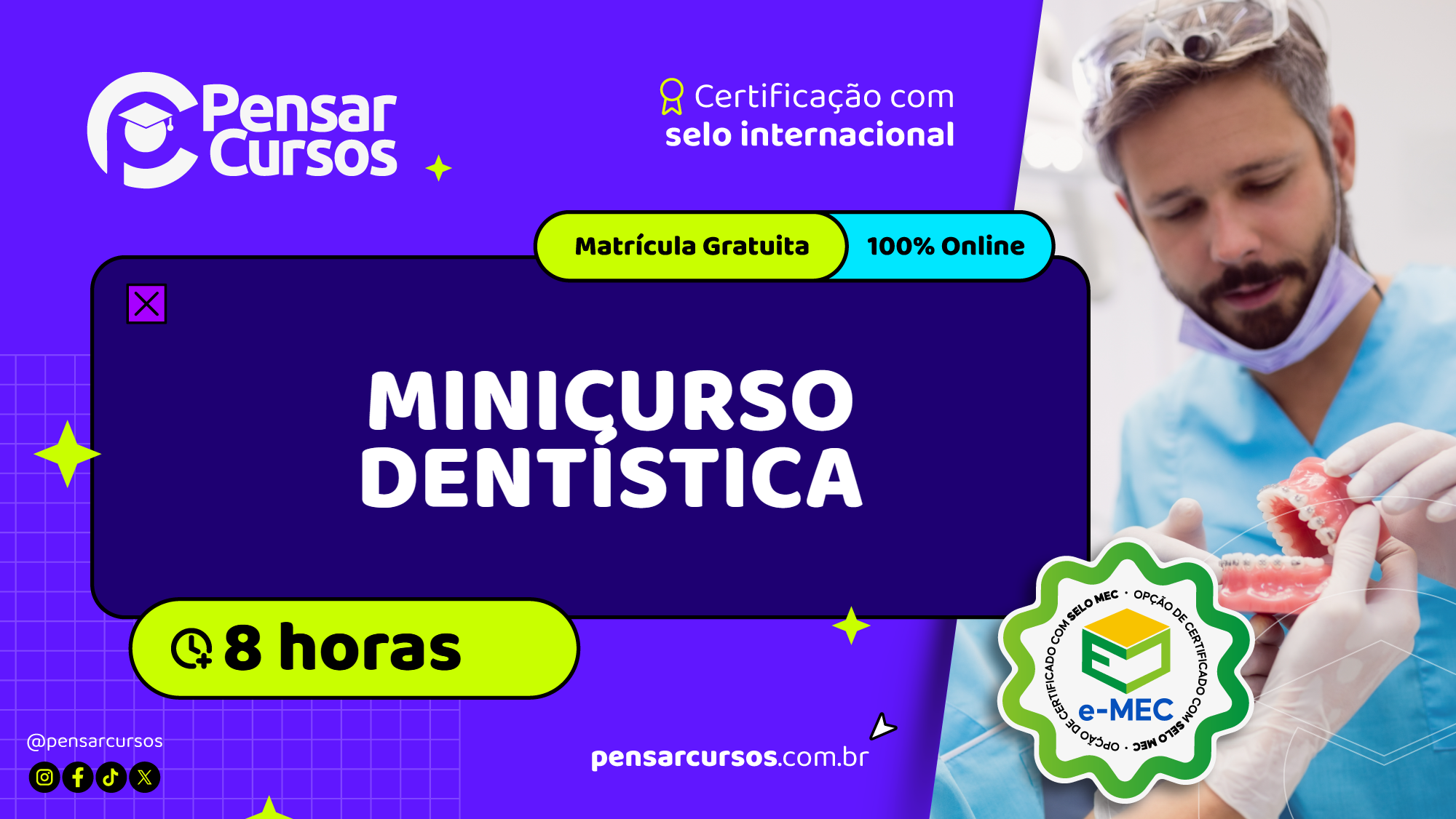 Minicurso Dentística