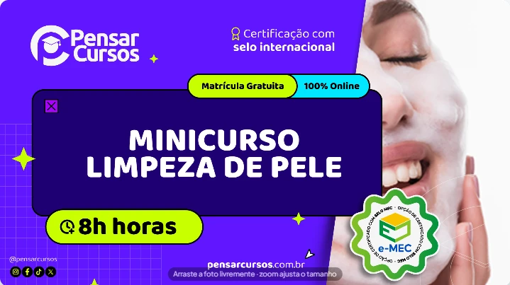 Minicurso Limpeza de Pele