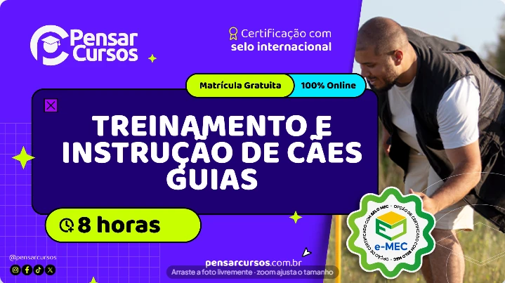 Minicurso Treinamento e Instrução de Cães Guias