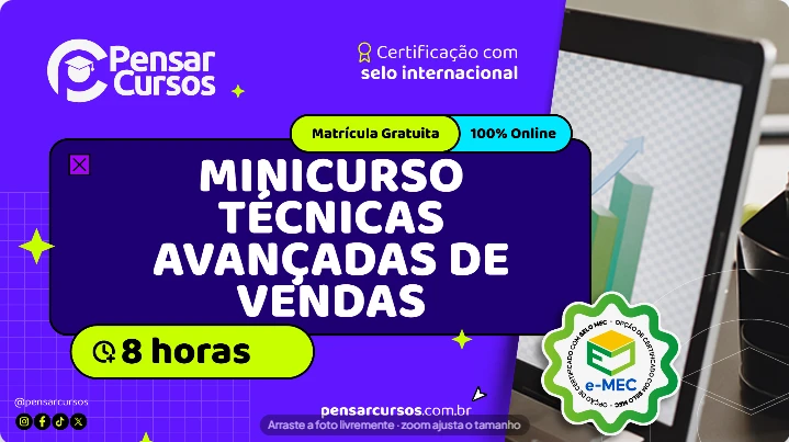Minicurso Técnicas Avançadas de Vendas