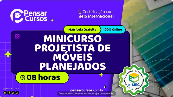Minicurso Projetista de Móveis Planejados