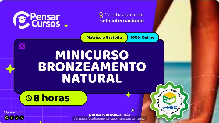 Minicurso Bronzeamento Natural