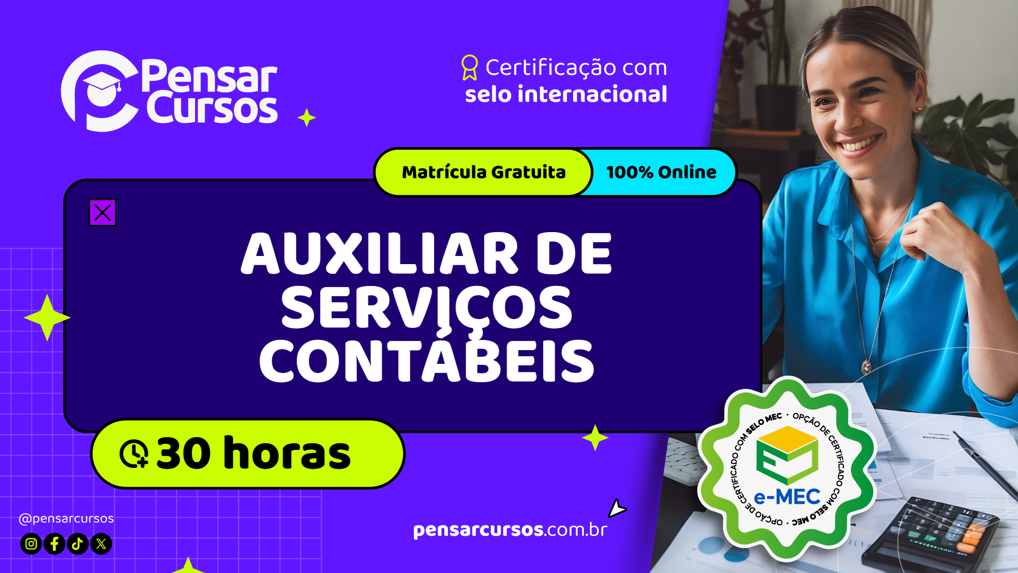 Auxiliar de Serviços Contábeis