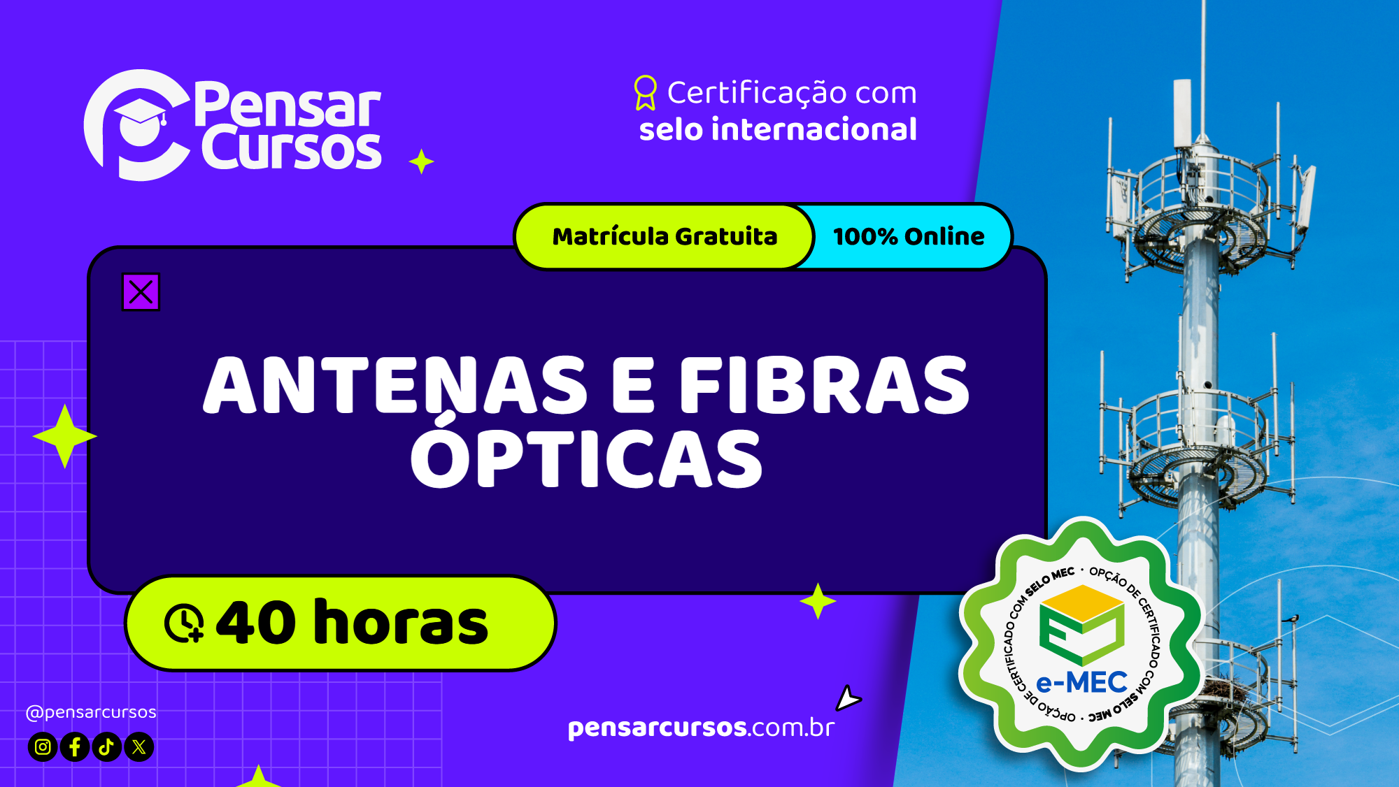 Antenas e Fibras Ópticas