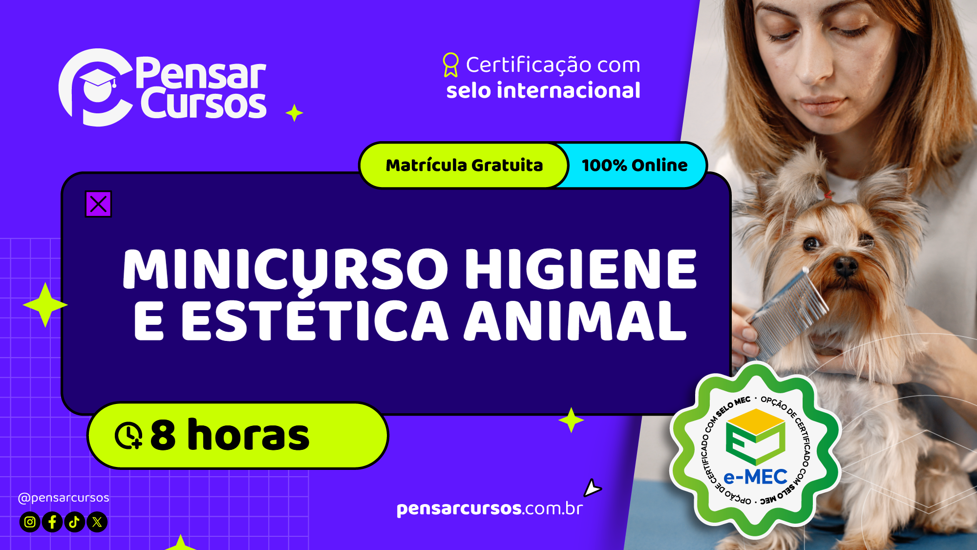 Minicurso Higiene e Estética Animal