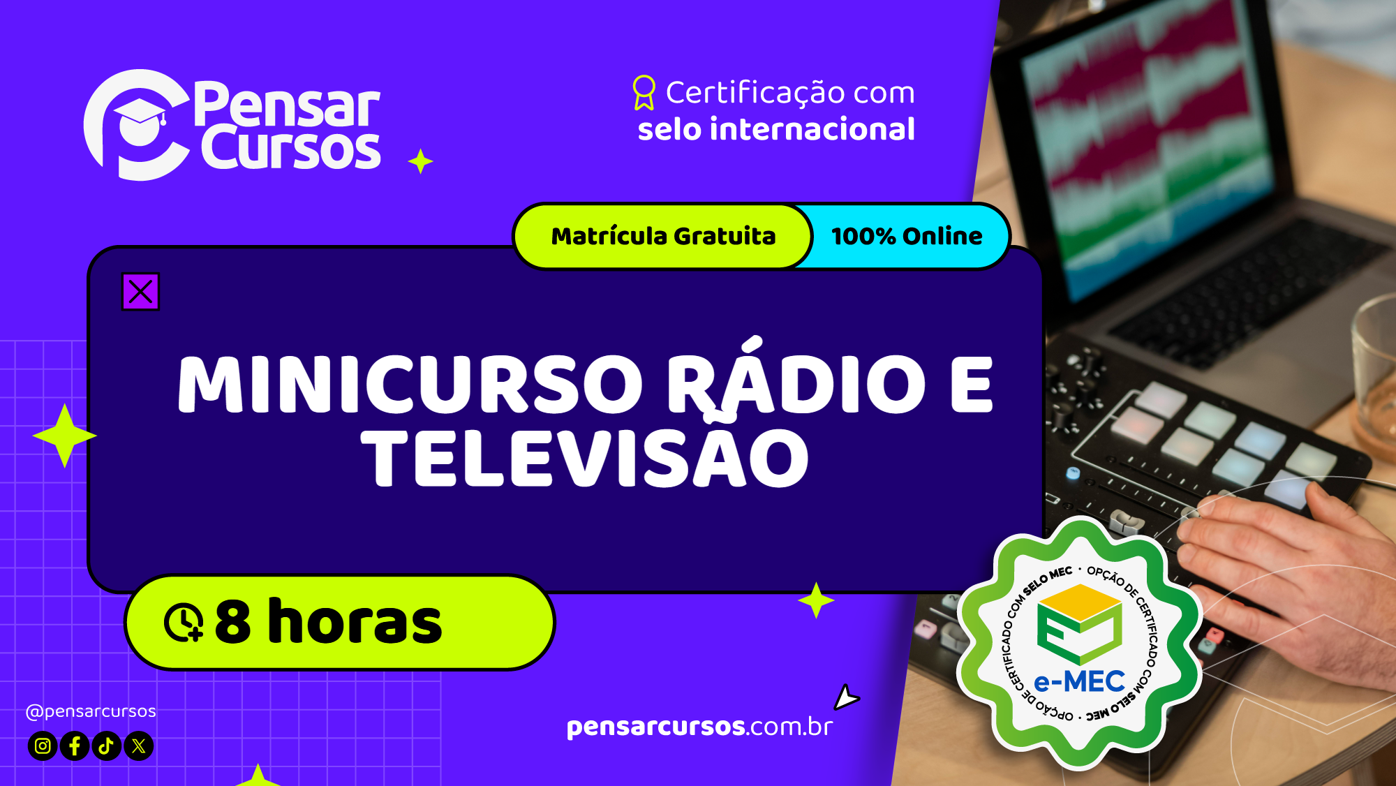 Minicurso Rádio e Televisão