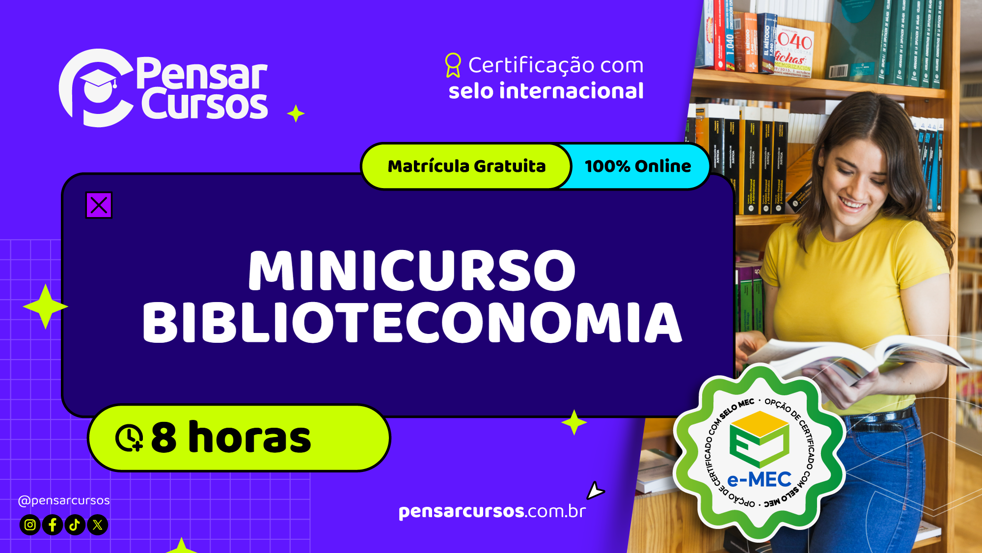 Minicurso Biblioteconomia