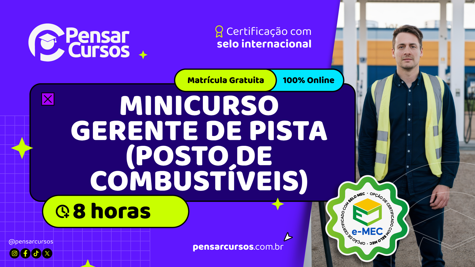 Minicurso Gerente de Pista (Posto de Combustíveis)