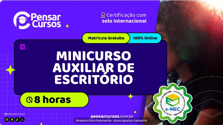 Minicurso Auxiliar de Escritório