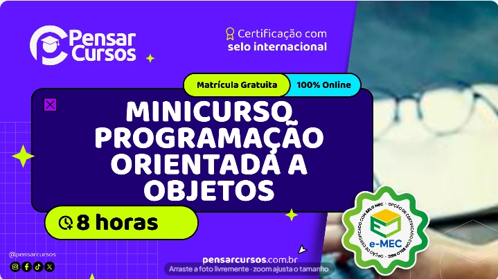 Minicurso Programação Orientada a Objetos