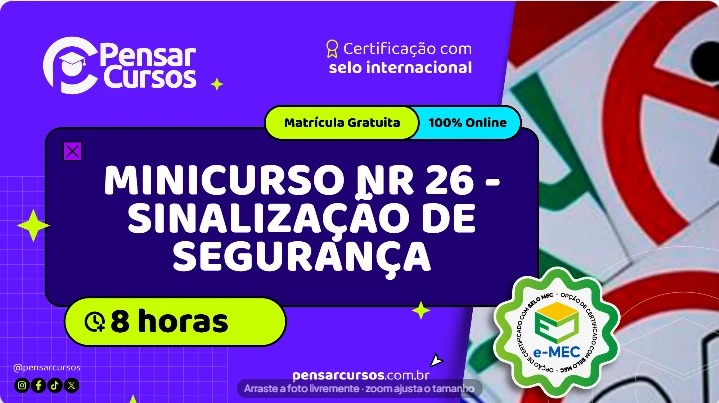Minicurso NR 26 - Sinalização de Segurança