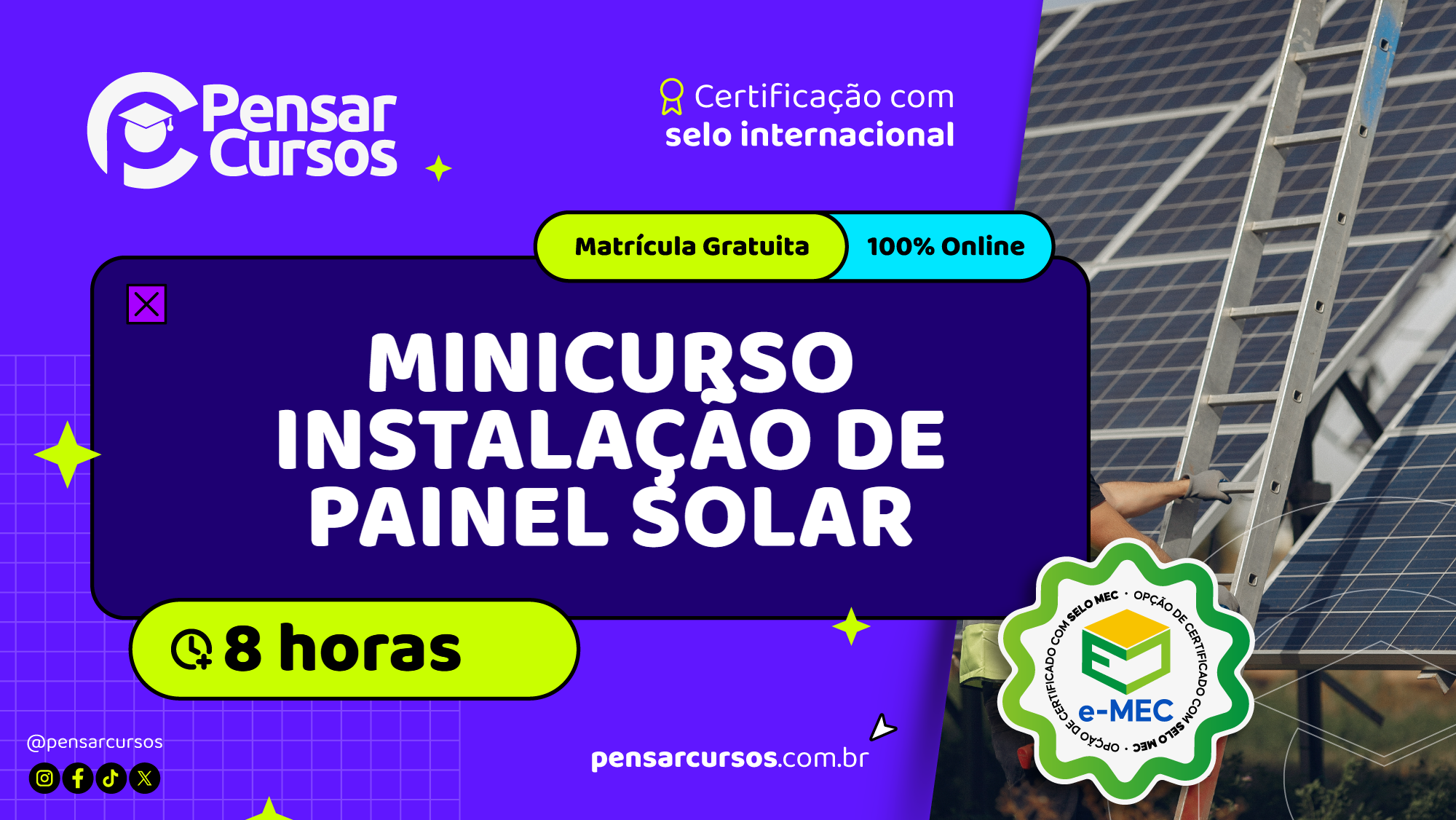 Minicurso Instalação de Painel Solar