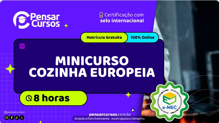 Minicurso Cozinha Europeia