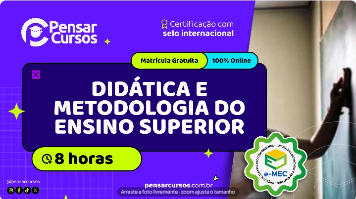 Minicurso Didática e Metodologia do Ensino Superior