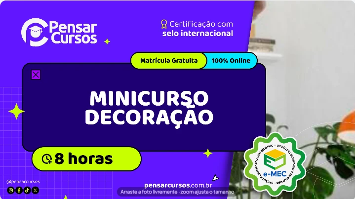 Minicurso Decoração 