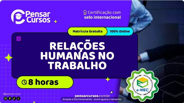 Minicurso Relações Humanas no Trabalho